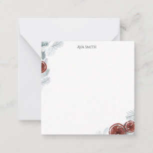 Personalized winter pattern card