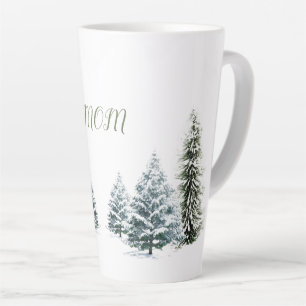 Personalized Winter Scene Latte Mug