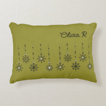 Personalized Winter Wonderland Accent Pillow