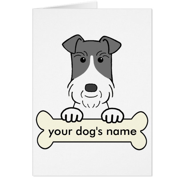 Personalized Wire Fox Terrier (Front)