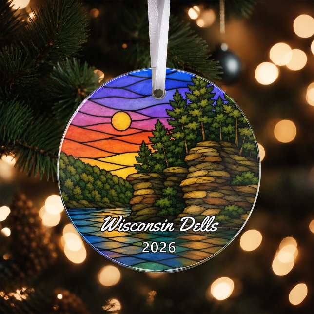 Personalized Wisconsin Dells Acrylic Ornament, Cus Ornament (Creator Uploaded)