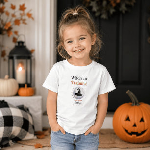 Personalized Witch in Training – Halloween Toddler T-shirt