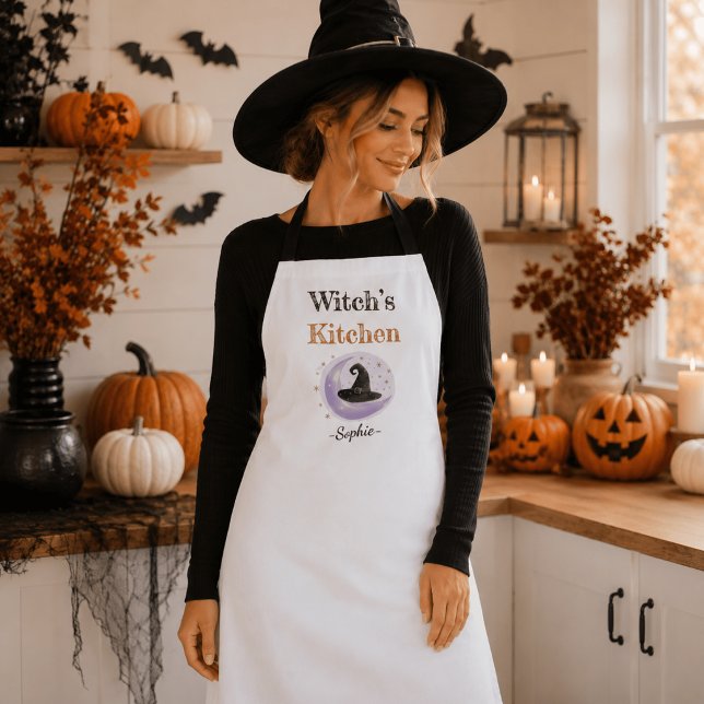 Personalized Witch’s Kitchen – Halloween  Apron (Creator Uploaded)