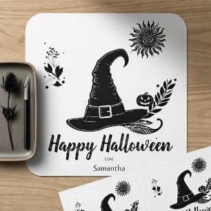 Personalized Witchcore Halloween Sticker Label