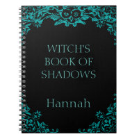 Personalized Witch's Book Of Shadows Notebook