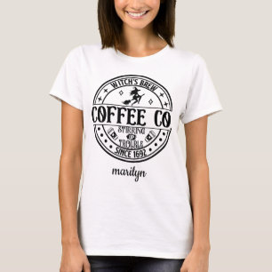 Personalized Witch's Brew Coffee Co. T-Shirt