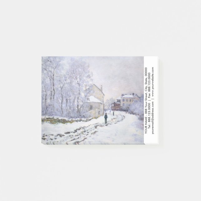 Personalized with Claude Monet Post-it Notes (Front)