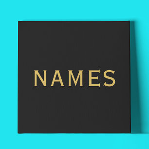 Personalized With Last Name or Nickname on Them Canvas Print