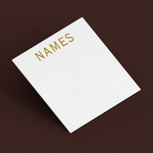Personalized With Last Name or Nickname on Them Card