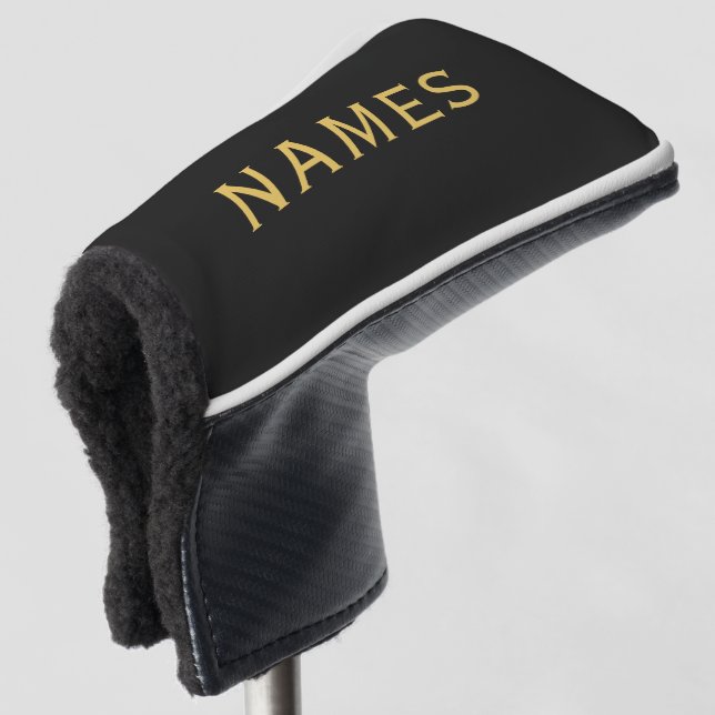 Personalized With Last Name or Nickname on Them Golf Head Cover (3/4 Front)