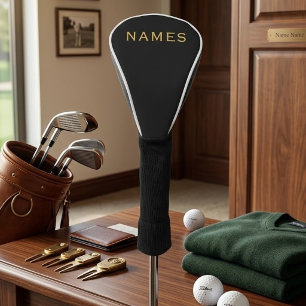 Personalized With Last Name or Nickname on Them Golf Head Cover