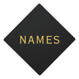 Personalized With Last Name or Nickname on Them Graduation Cap Topper