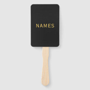 Personalized With Last Name or Nickname on Them Hand Fan