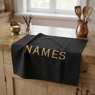 Personalized With Last Name or Nickname on Them Kitchen Towel
