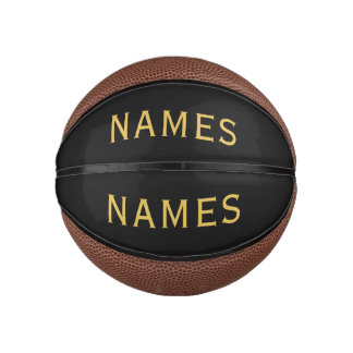 Personalized With Last Name or Nickname on Them Mini Basketball