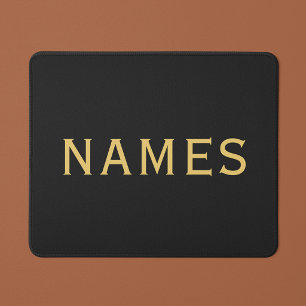 Personalized With Last Name or Nickname on Them Mouse Pad