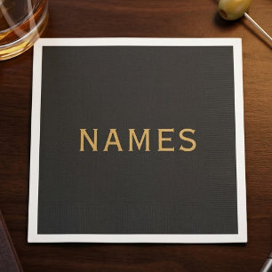 Personalized With Last Name or Nickname on Them Napkin