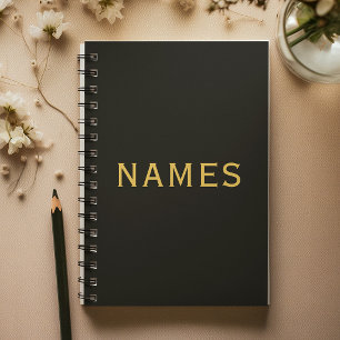 Personalized With Last Name or Nickname on Them Planner