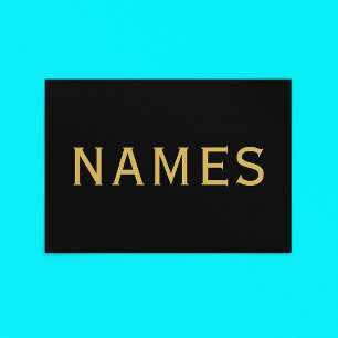 Personalized With Last Name or Nickname on Them Poster