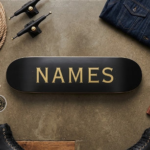 Personalized With Last Name or Nickname on Them Skateboard