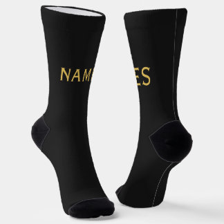 Personalized With Last Name or Nickname on Them Socks