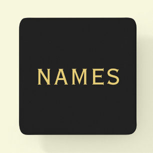 Personalized With Last Name or Nickname on Them Square Paper Coaster