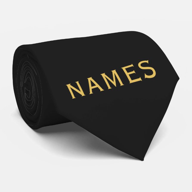Personalized With Last Name or Nickname on Them Tie (Rolled)