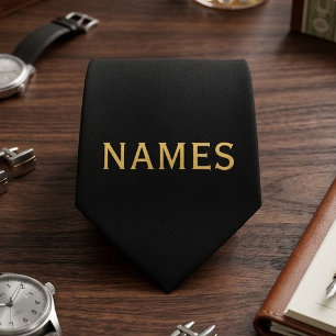 Personalized With Last Name or Nickname on Them Tie