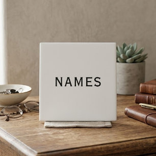 Personalized With Last Name or Nickname on Them Tile