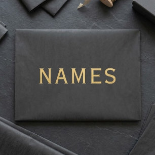 Personalized With Last Name or Nickname on Them Tissue Paper