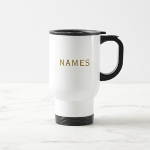 Personalized With Last Name or Nickname on Them Travel Mug
