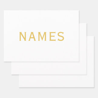 Personalized With Last Name or Nickname on Them Wrapping Paper Sheet