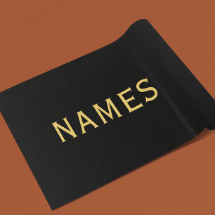 Personalized With Last Name or Nickname on Them Wrapping Paper Sheet