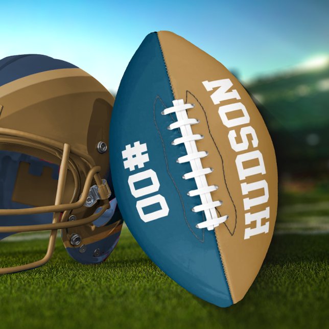 Personalized with name and number football (Creator Uploaded)