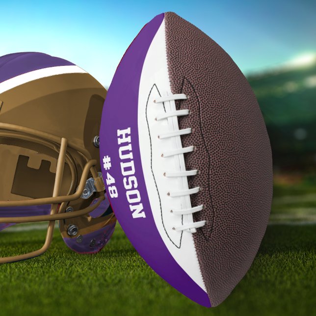 Personalized with name and number football (Creator Uploaded)