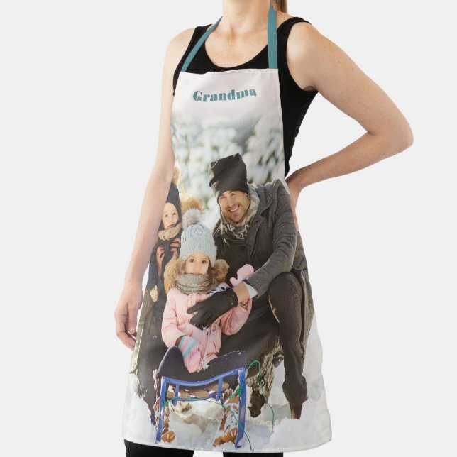 Personalized with Name Large Photo Apron (Insitu)