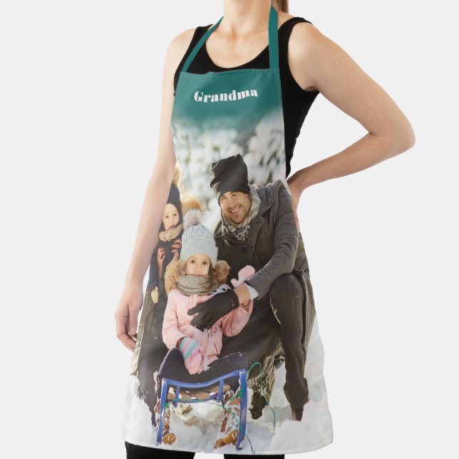 Personalized with Name Large Photo Apron (Insitu)