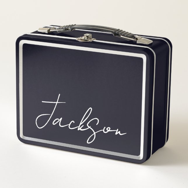 Personalized with Name Metal Lunchbox (Front)