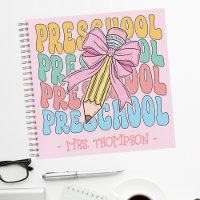 Personalized With Name Preschool Teacher Custom