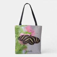 Personalized with Name Zebra Longwing Butterfly