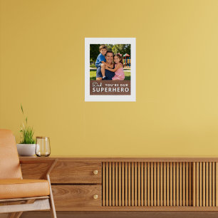 Personalized with photo and text poster