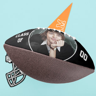 Personalized with Photo and Year Football