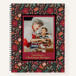 Personalized with Photo Christmas recipes book