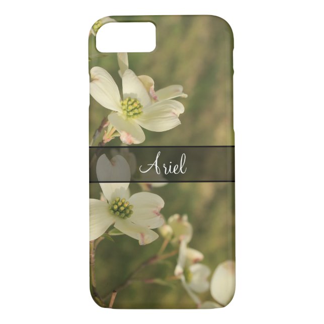Personalized with Photo of Dogwood Blossoms, 2 Case-Mate iPhone Case (Back)