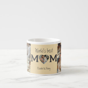 Personalized with Photo World's Best Mom - Espresso Cup