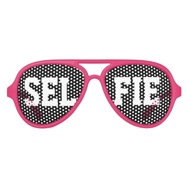 Personalized with your four letter word Easily Aviator Sunglasses (Front)