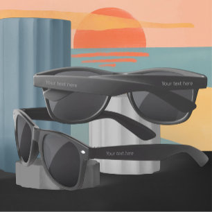 Personalized with your own text sunglasses