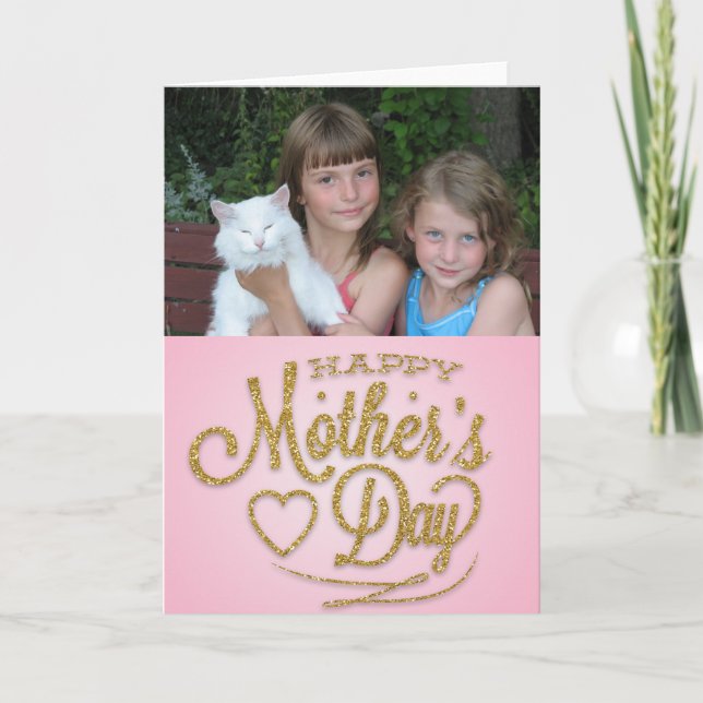 Personalized with Your Photo, Mother's Day Card (Front)