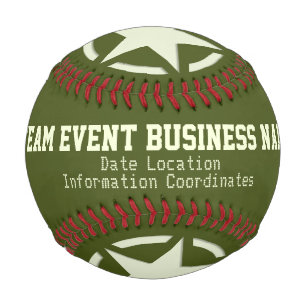 Personalized with Your Text Star Event Ball