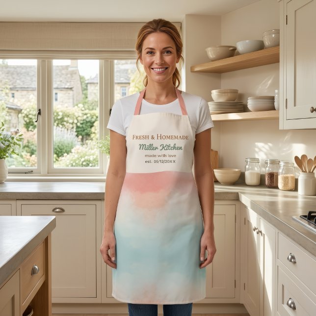 Personalized Women Kitchen Apron Custom Name Chef  (Creator Uploaded)